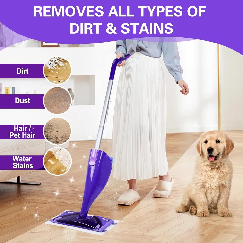 Convenient Disposable Mop Pads, 100 Pack