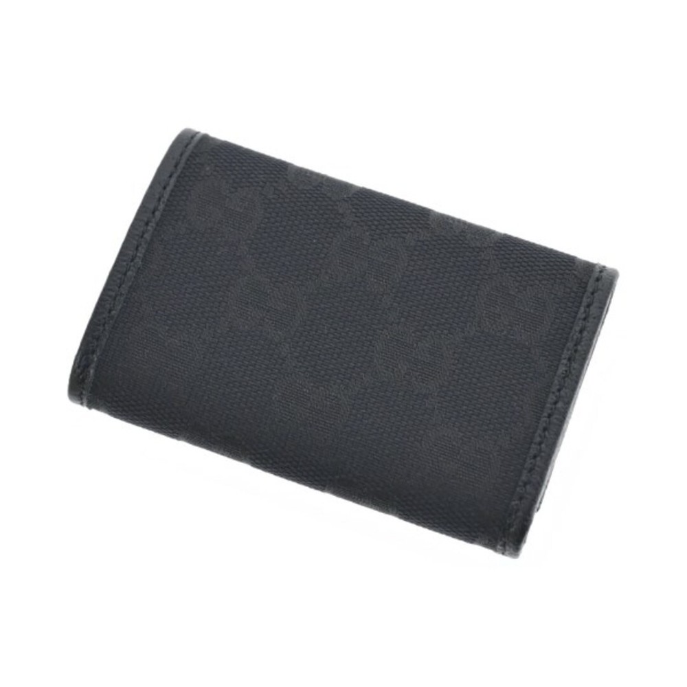 Gucci Key Case Chain Black Old Clothes Used