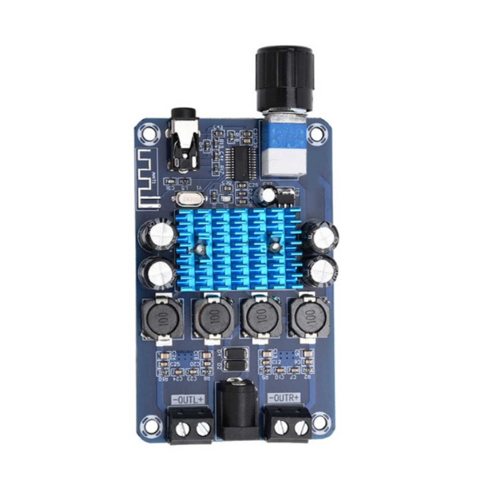 80mm Digital Power Amplifier Board Class D Bluetooth 50W*2 Audio