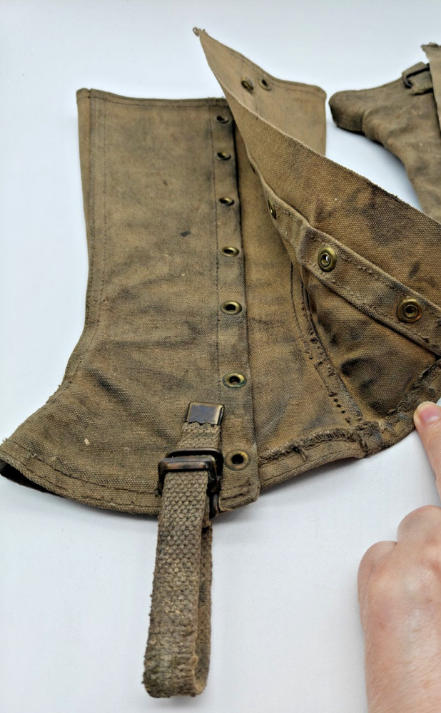 ORIGINAL WWII US USMC COMBAT FIELD LEGGINGS