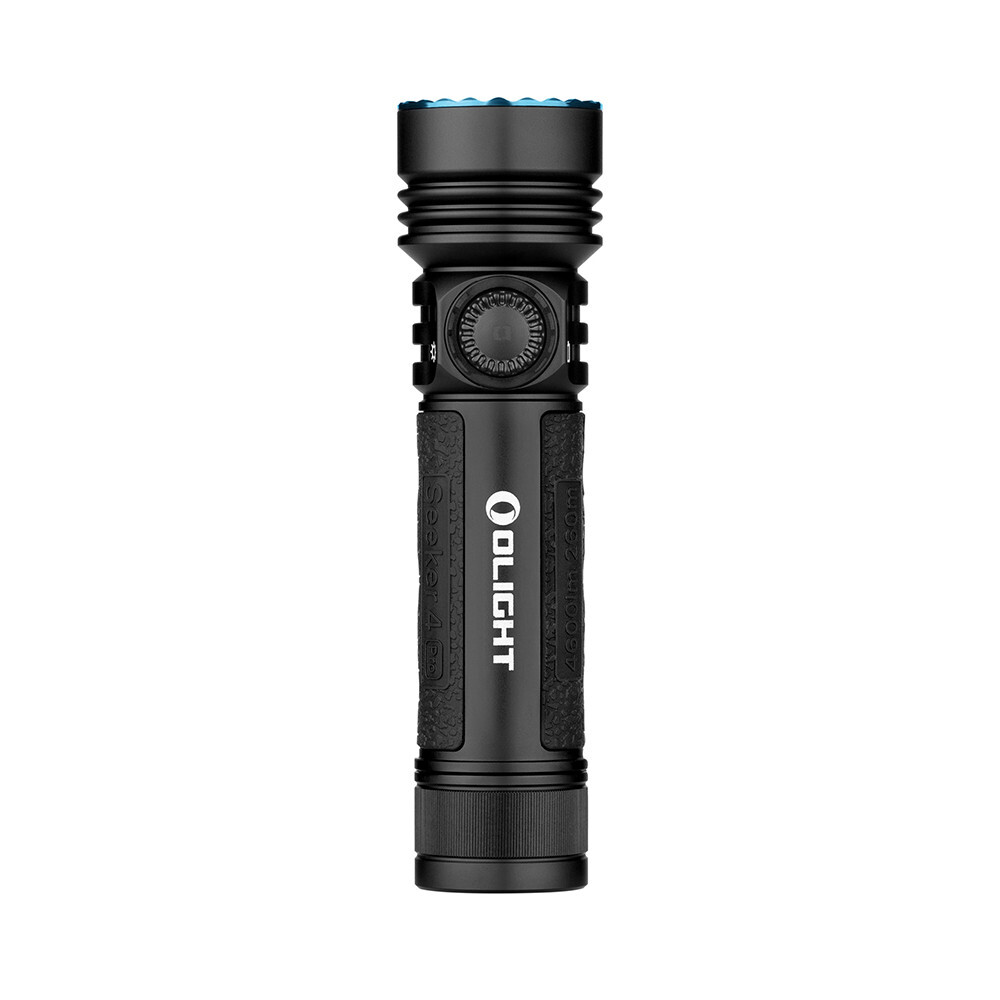 Olight Seeker 4 Pro Matte Black Flashlight, Versatile Holster, 4600L, Neutral WH