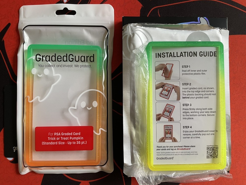 GradedGuard PSA Pumpkin Green 2 Versions Graded Guard Card Limited Edition New