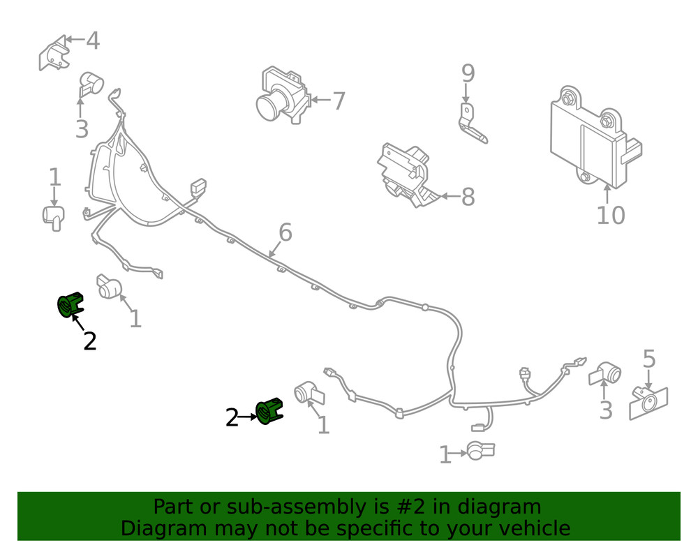 Genuine Ford Inner Bracket KK3Z15K861A