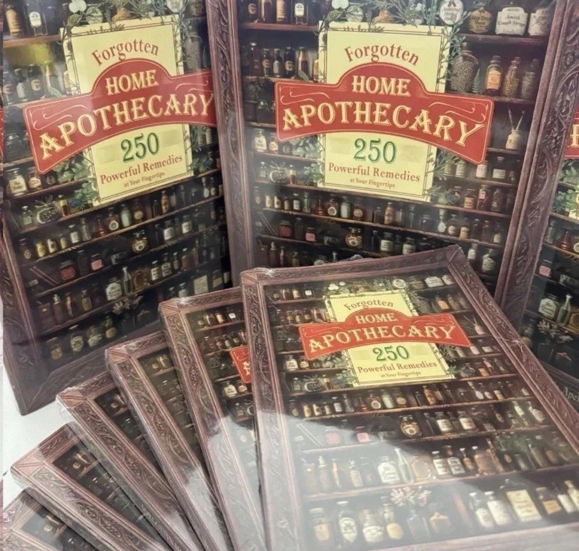 Forgotten&Hom- Apσthecary:250-Powerful Remedies By Nicole Apelian=PhD -A5 Size