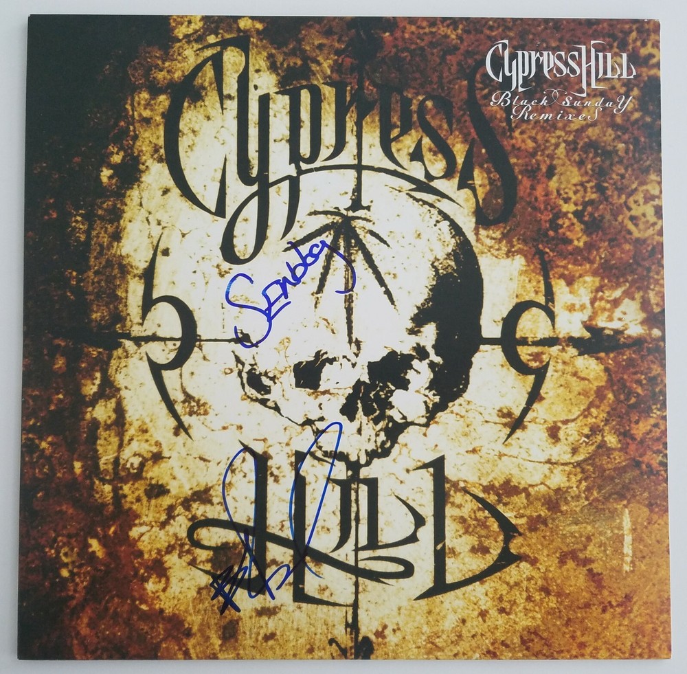 Cypress Hill Signed Black Sunday Remixes RSD Vinyl Record Album Rap Legends RAD