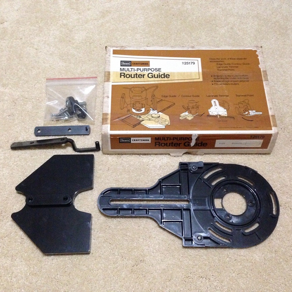 Sears Craftsman Professional Router, Case, Router Guide, Bits, Manuals