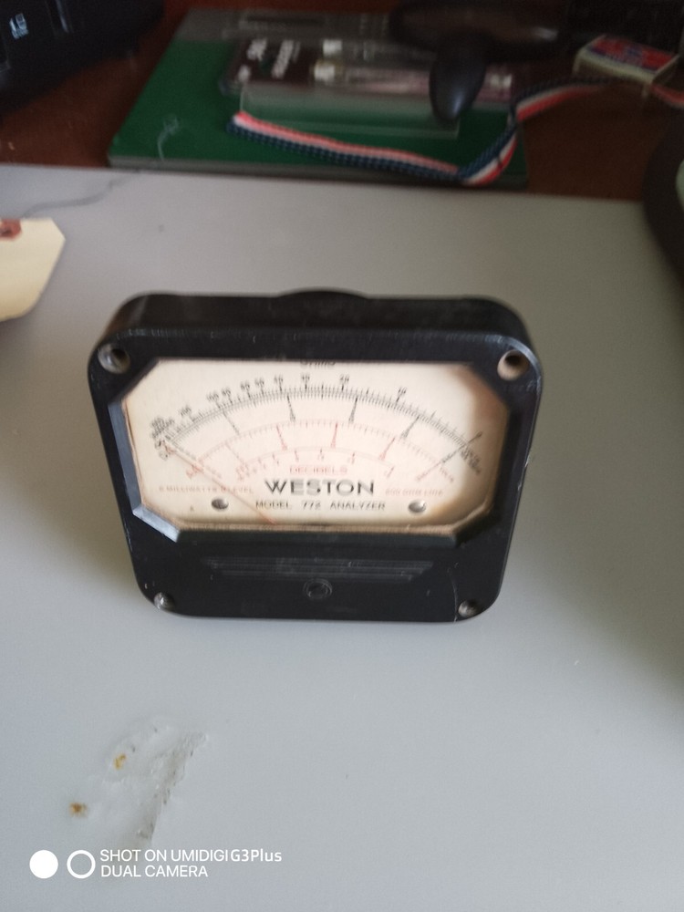 Vintage Weston Model 772 Analyzer Gauge