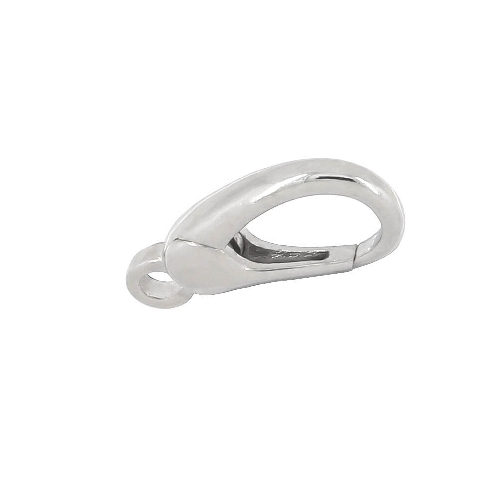 Sterling Silver Self Closing Triggerless Lobster Spring Clasp #51184