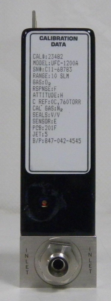 Unit UFC-1200A Mass Flow Controller, Gas- O2, Range- 10 SLM, Used
