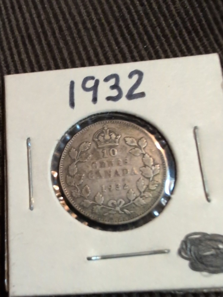 1932 Canadian Silver Dime Higher Grade