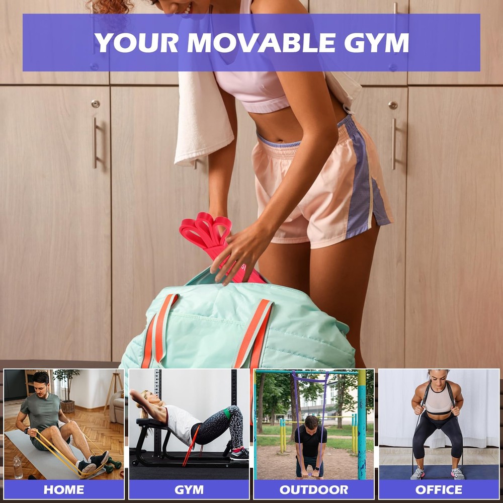 Resistance Bands, Pull Up Assistance Bands Set for Working Out, Exercise Work...