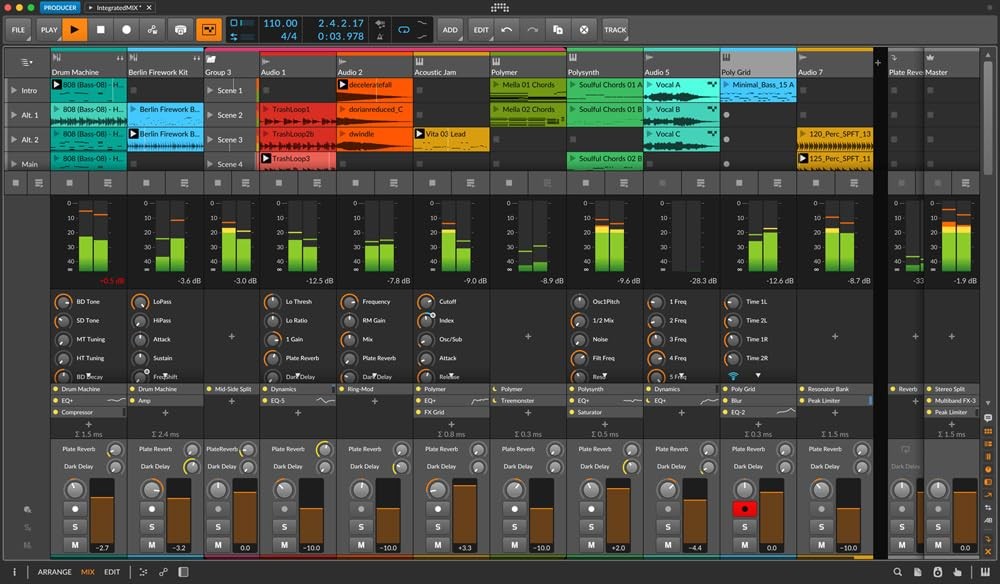 Bitwig Studio Producer DAW Software