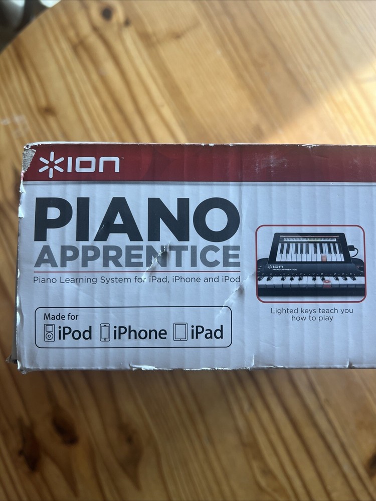 ION Piano Apprentice 25-note Lighted Keyboard for iPad, iPod and iPhone New