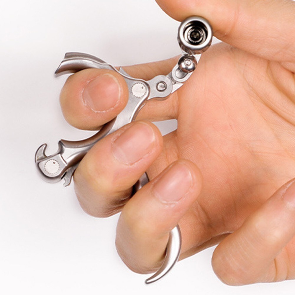 Enhanced Accuracy,with Adjustable Stroke Archery Release Three Four Finger Grip