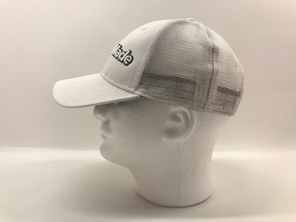 TaylorMade Golf Embroidered White Mesh Hat Cap One Size