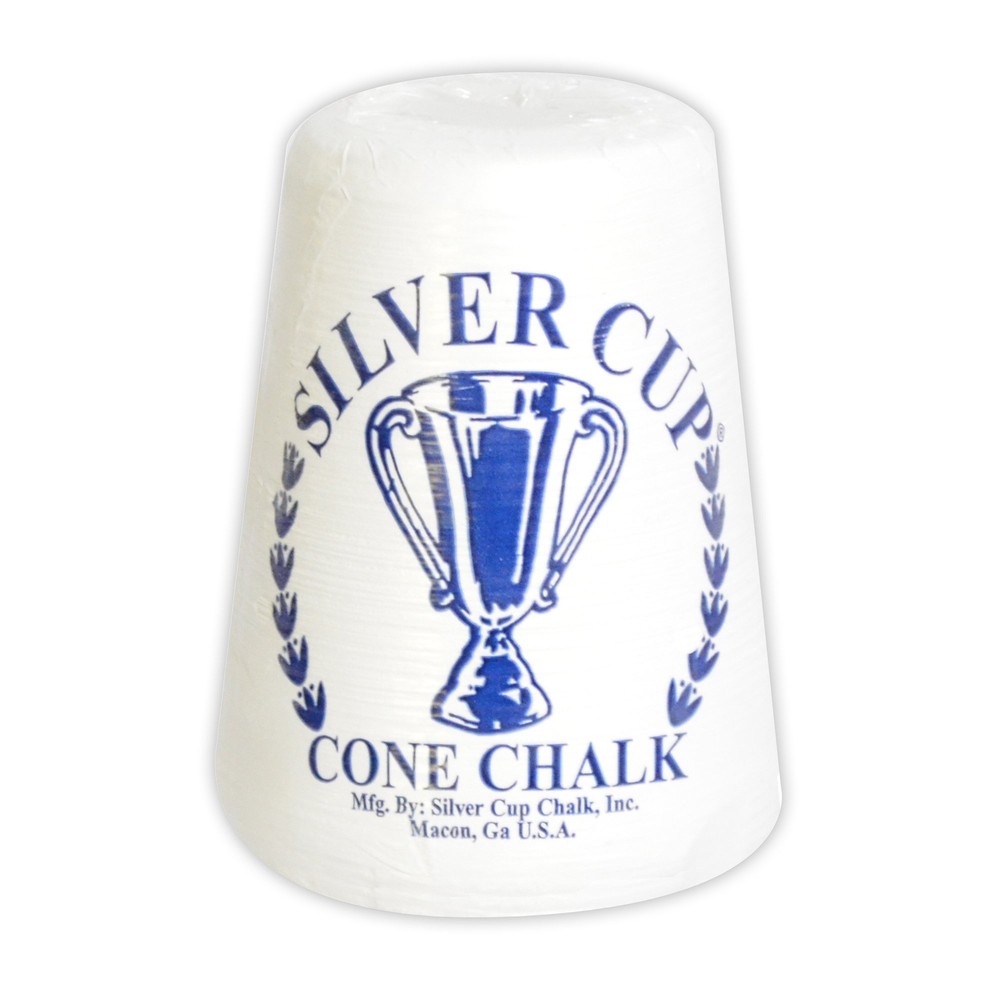 Silver Cup Cone Talc Chalk White