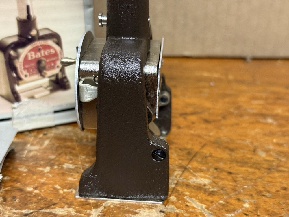 Vintage Bates Multi Movement 6 Wheel Numbering Machine Stamp 4 Function NOS