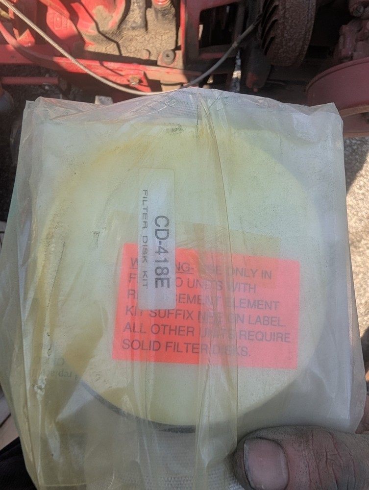 master pneumatic Filter Disk Kit CD-418E