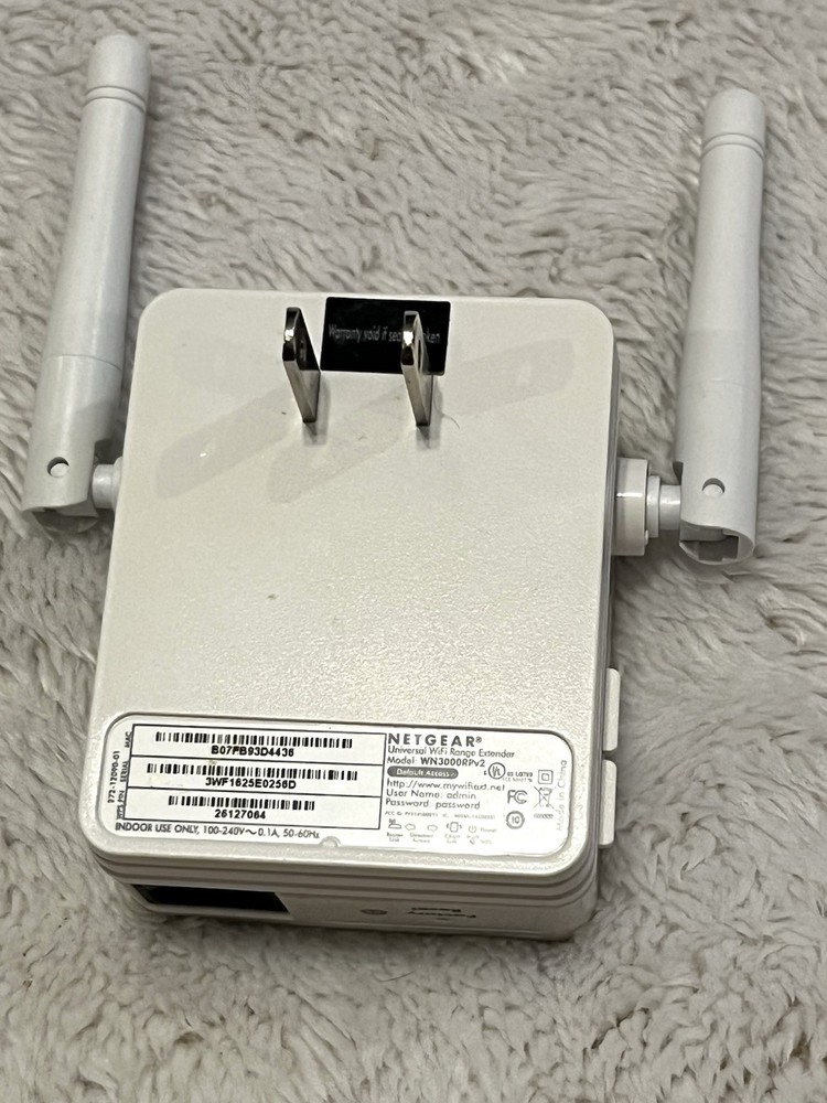 Netgear WN3000RPv2 WiFi Range Extender