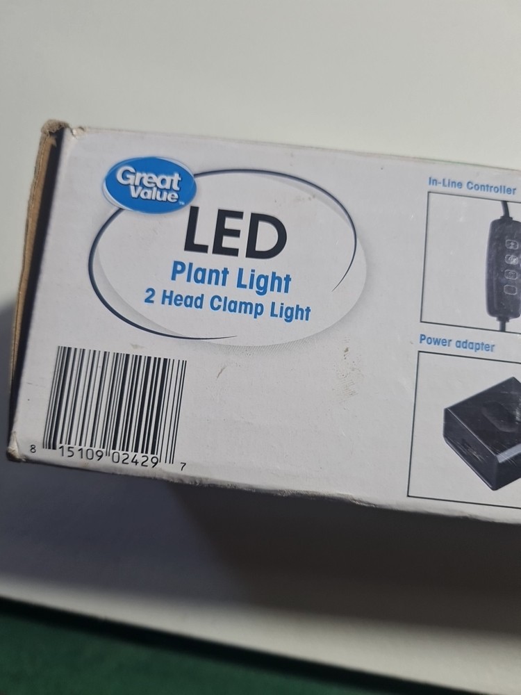 Plant Light 2 Head Clamp Light
