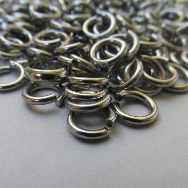 Jump Rings 10mm - 20/50/100 Stainless Steel 14 Gauge Open Jump Rings F0129053