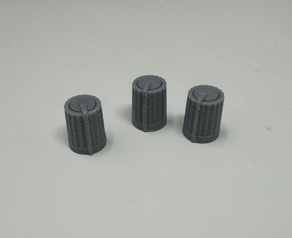 3 PCS Tektronix 366-2041-03 Knobs With Pointer 2465B, 2467B, 2445B, 2465A, 2467