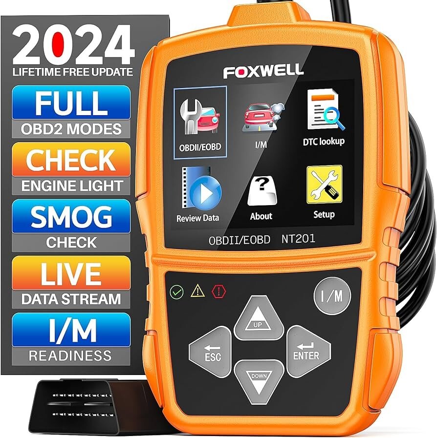 Dodge Ram Automotive Fault Code Reader Scanner Reset Tool OBD2 OBDII OBD NT201