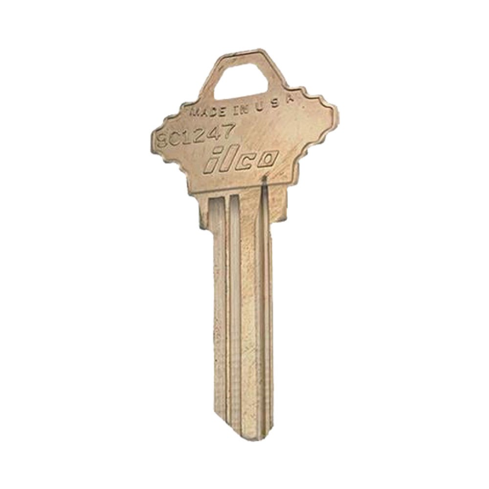 SC1247 Key Blank 6-PIN Brass