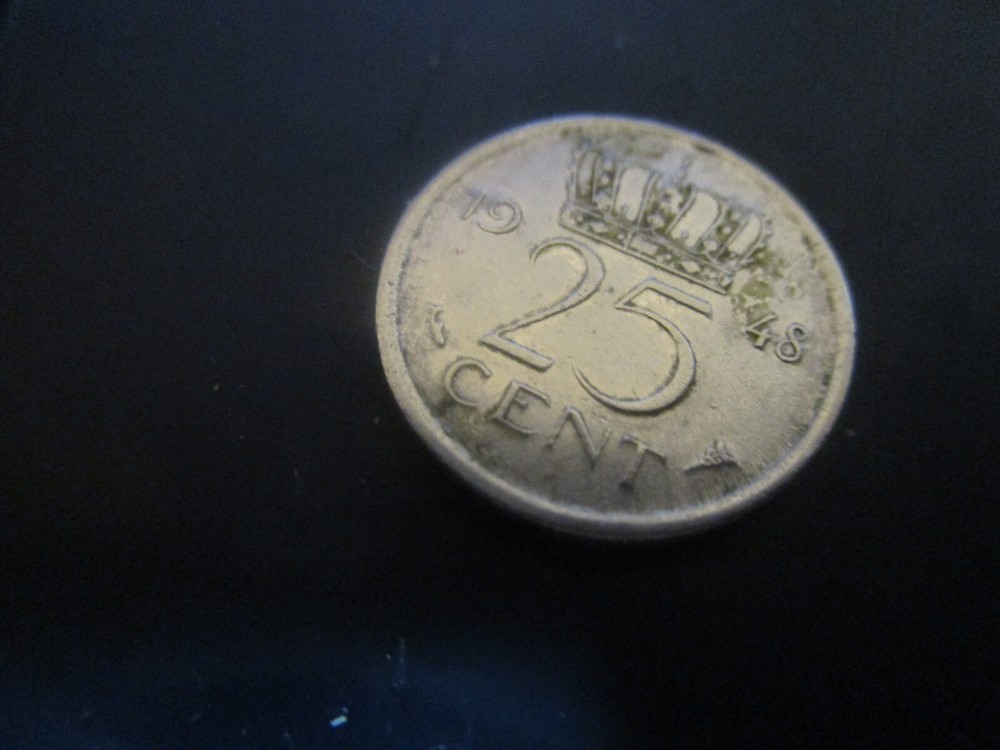 1948 Netherlands 25 Cents