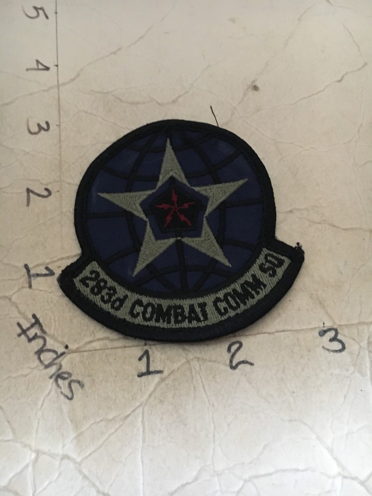 USAF 283rd Combat Communications Squadron subdued patch 7/6/25