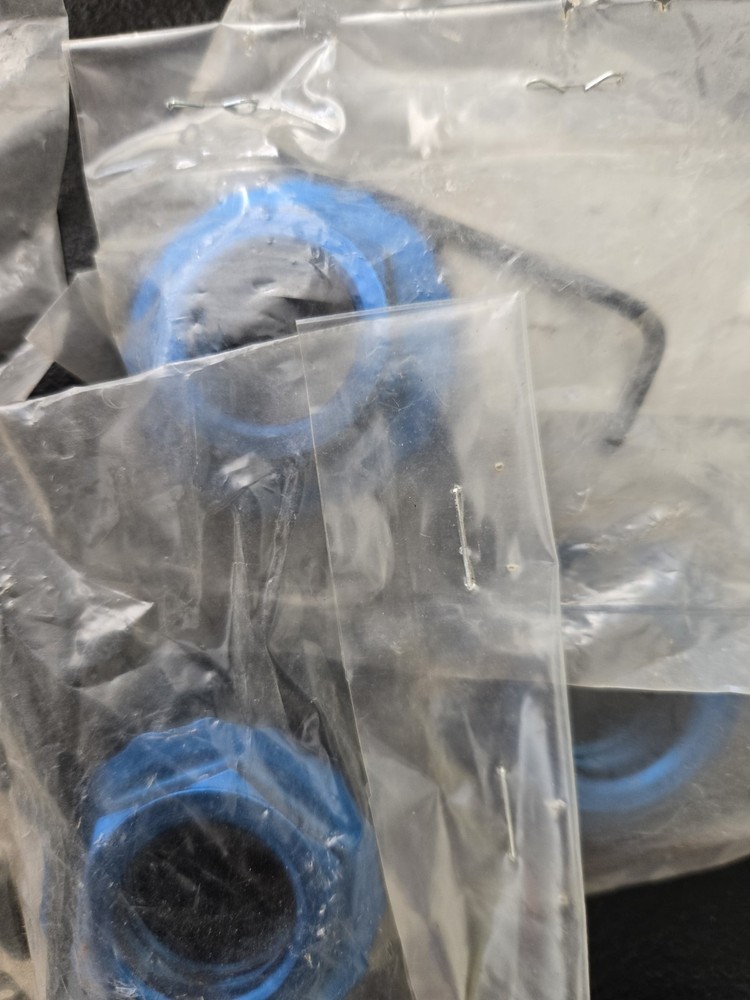 Nos Bmx Racing Headset Lock Anodized Blue