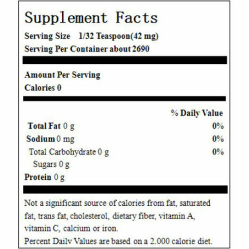PURE STEVIA EXTRACT POWDER STEVIOSIDES NATURAL SWEETENER 0 Cal SUGAR SUBSTITUBES