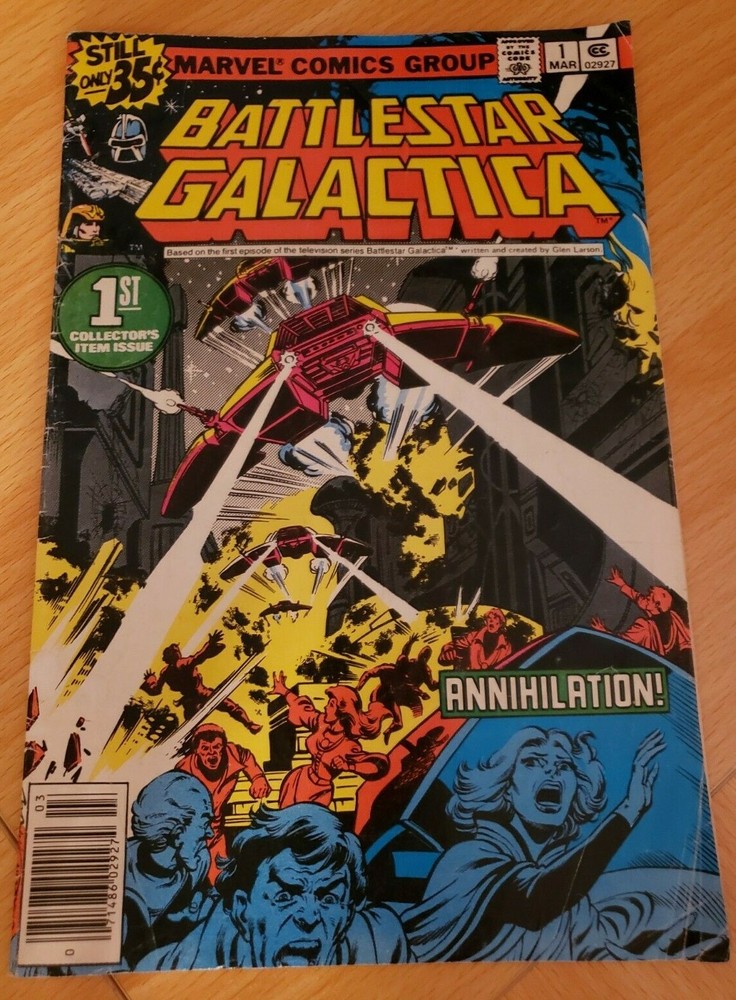 Battlestar Galactica Comic Book #1 Marvel Comics 1979
