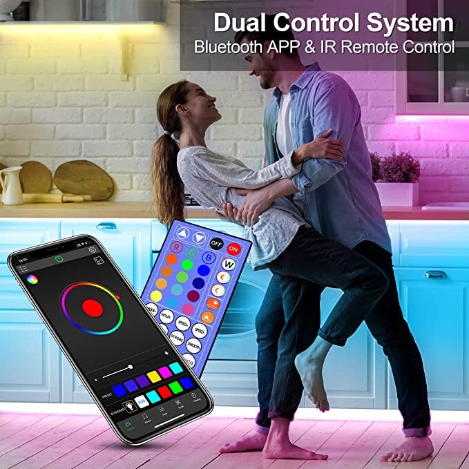 Bluetooth LED Strip Lights 15m,Inscrok LED Light Strips