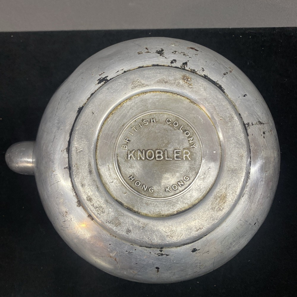 Knobler British Colony Teapot Dented Read Description