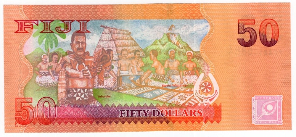 FIJI P-118a 50 Dollar 2012 UNC