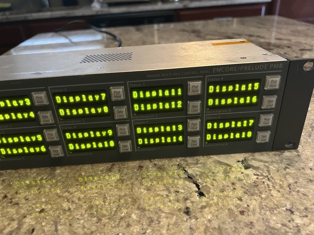 Grass Valley Paging Multi Bus Control Panel Encore/Prelude PMB