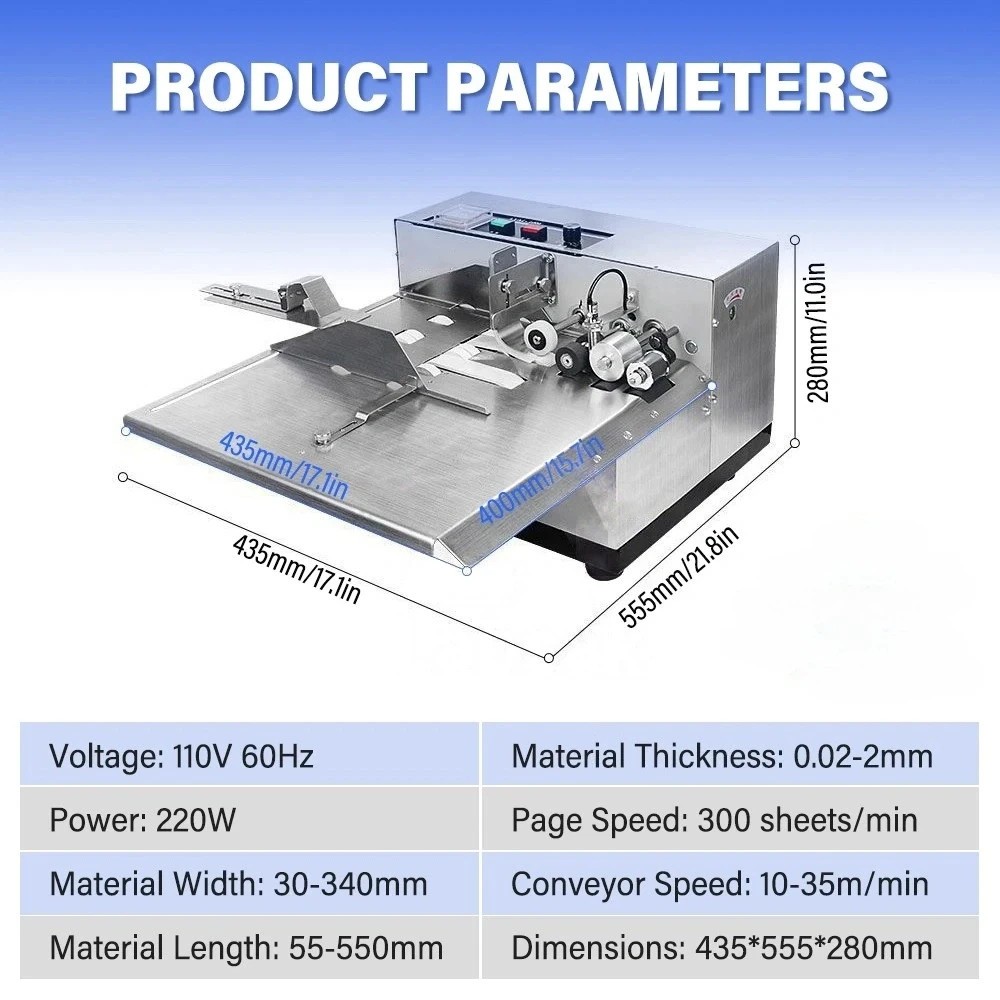 High Speed Automatic Page Counting Machine Paper Sheet Counting Machine NEW