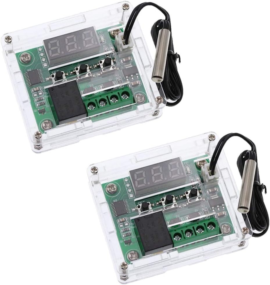 Versatile Digital Temperature Control Module -50 to 110°C, 2 Pack, LED Display