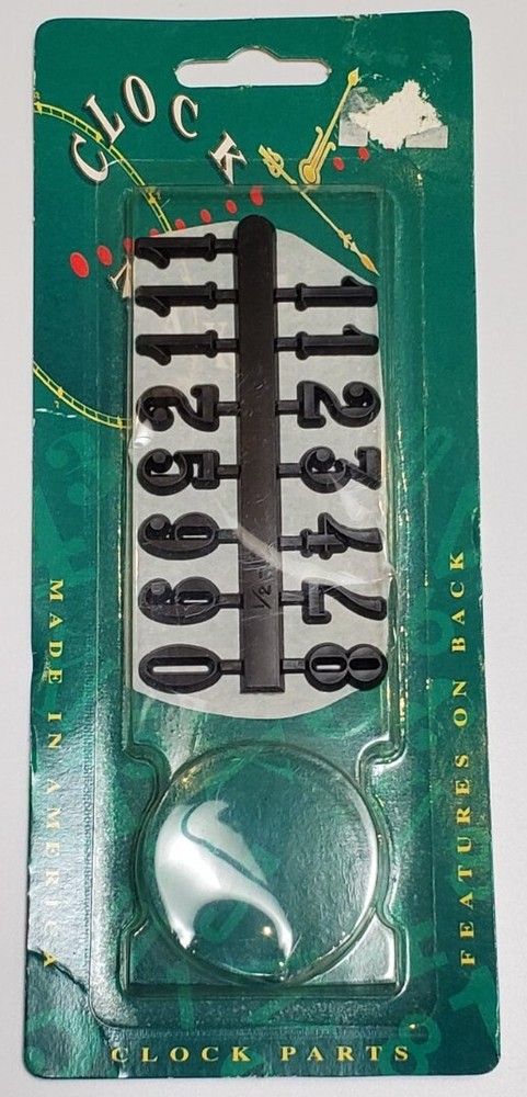 4 LOT Clock Maker Kit - Metal Hands Fancy & Basic Style and Numbers NEW