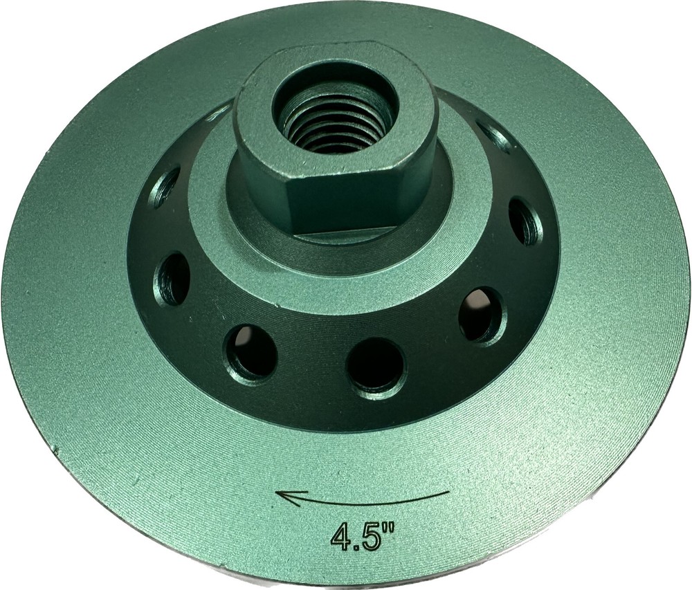 2 PACK! 4.5 inch Premium Single Row Cup Wheel, 5/8'-11 Threaded