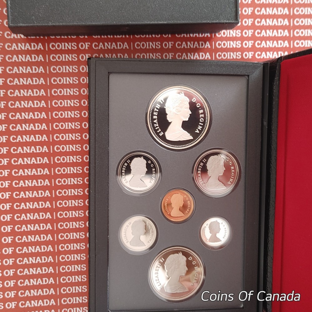1987 Canada Proof Set w/ Special Edition John Davis Silver Dollar #coinsofcanada