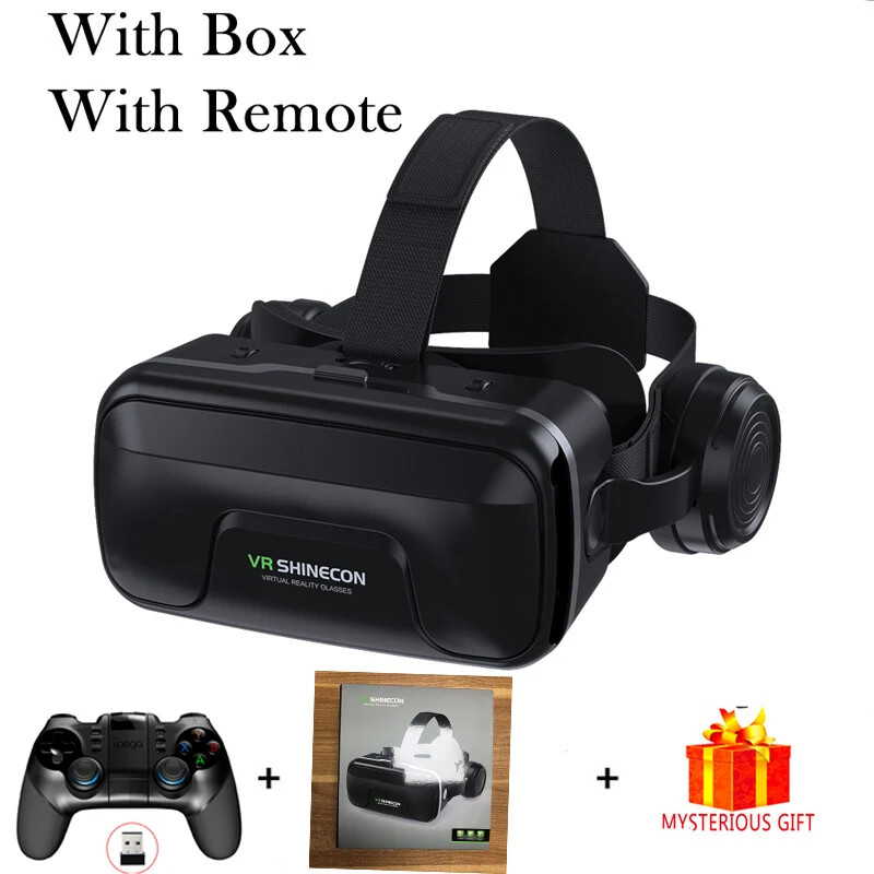 VR SHINECON 10.0 Smartphone VR Headset for iPhone/Android 4.5-7in - Options