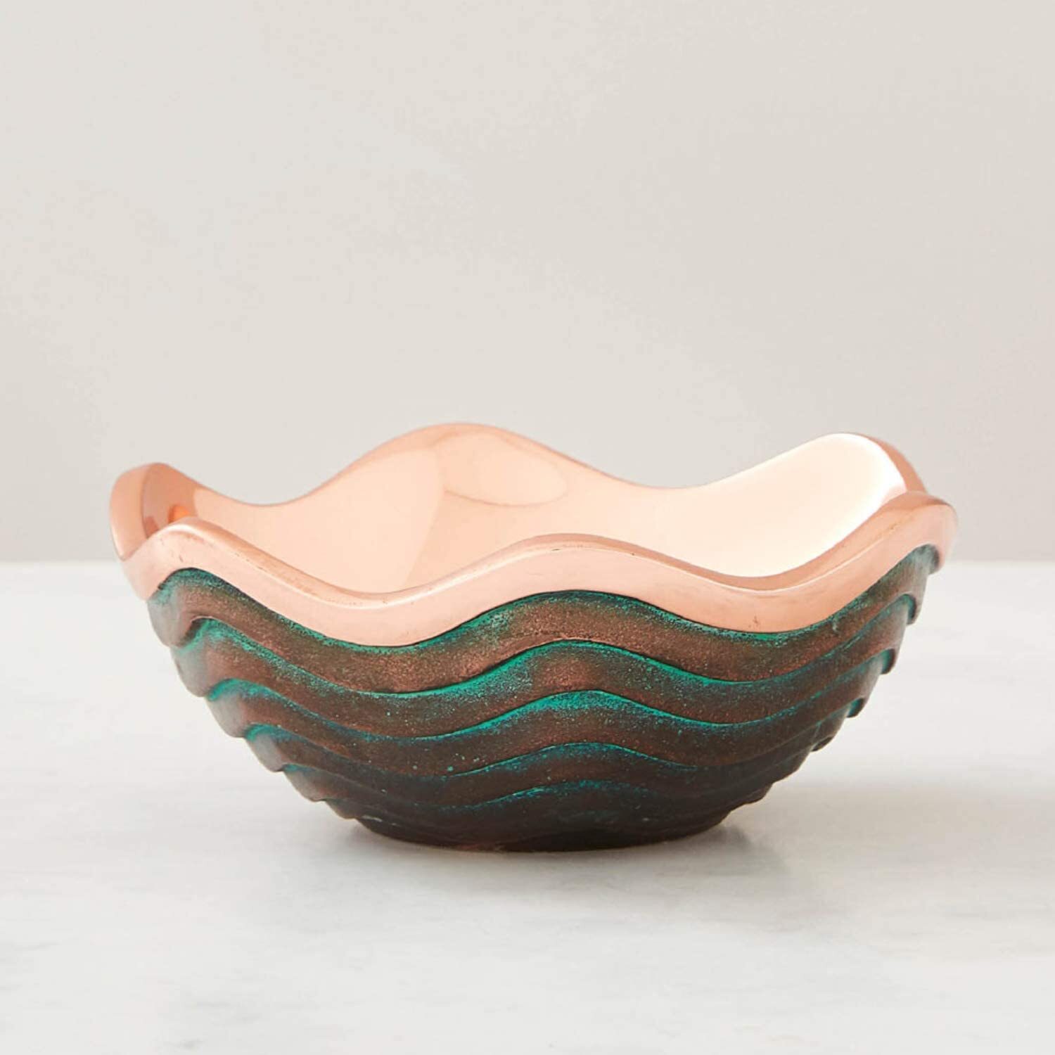 Nambe Copper Canyon Collection 6-Inch Serving Bowl, 16 Ounce