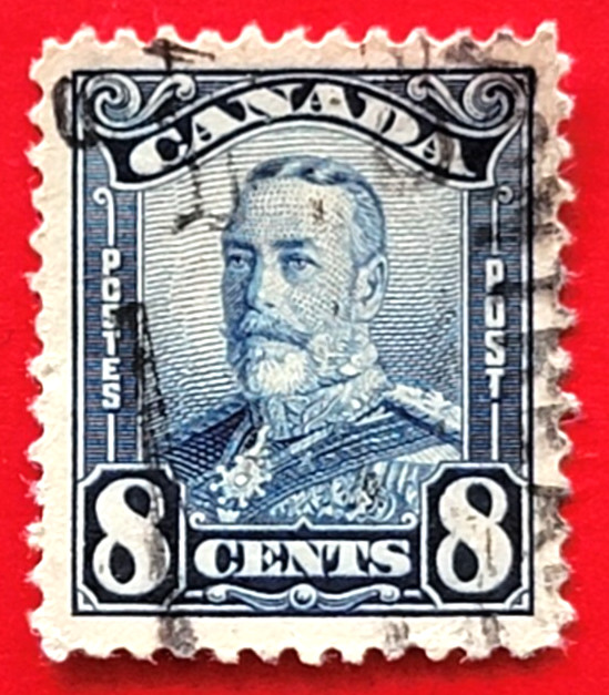 Canada Stamp #154 "King George V Scroll Issue" Used