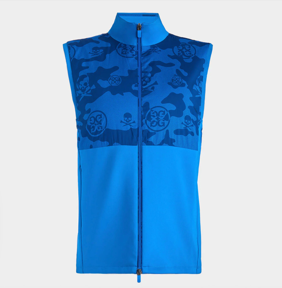 G/FORE MEN SURF EXPLODED CAMO STRETCH TECH INTERLOCK PERFORMER VEST SIZE M NWT