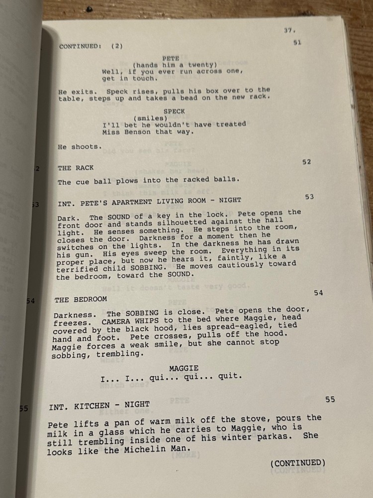 PETER GUNN SCREENPLAY SCRIPT ORIGINAL BLAKE EDWARDS PETER STRAUSS