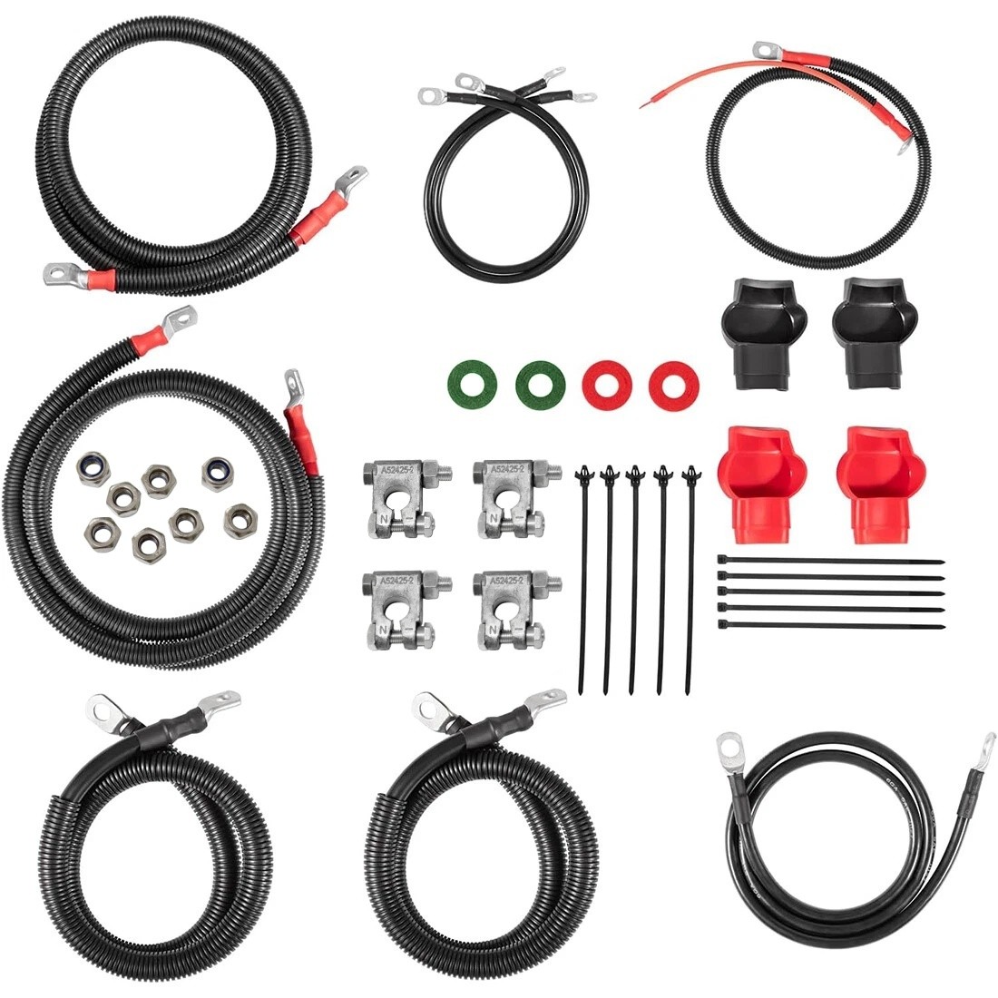 For 2003-2007 Cummins Dodge RAM Truck Gen 3 5.9L 24 Valve Battery Cable Wire Kit