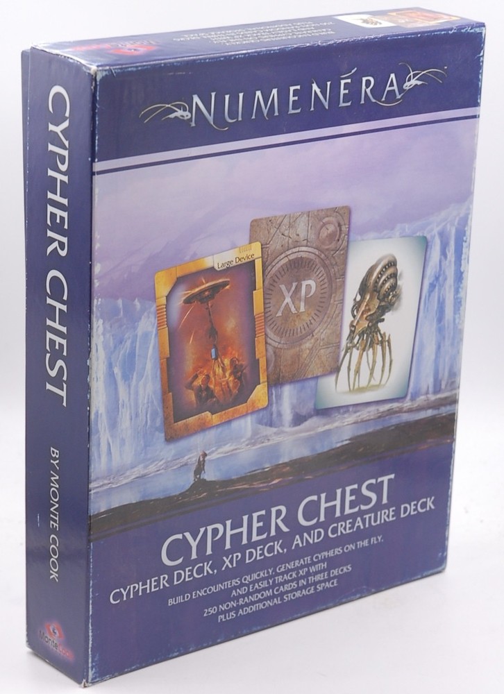 Numenera Cypher Chest Cypher, XP, Creature Monte Cook