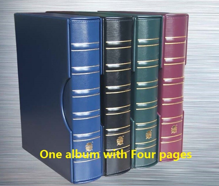 Ring Binder Album for NGC PCGS Slab Plastic Coin Capsule Holders + 4 encap pages